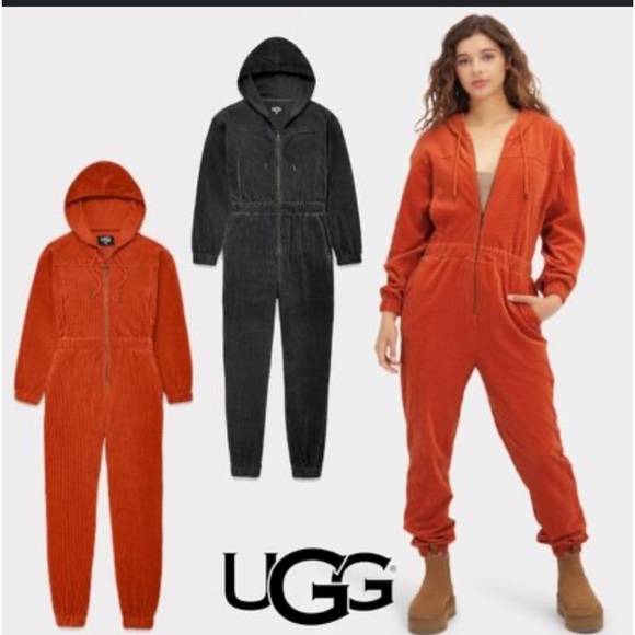 NWT UGG Delores jumpsuit Orange size Large - Picture 3 of 16